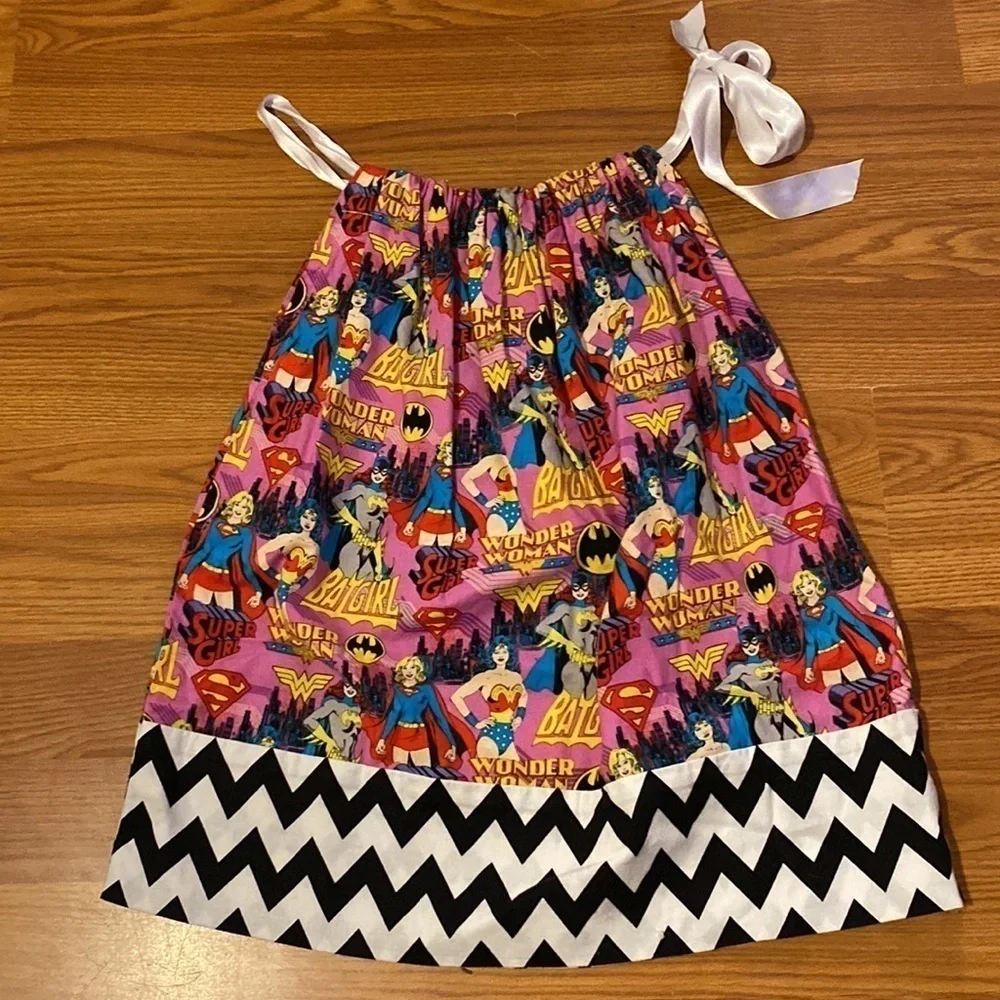 Handcrafted Pillow Case Dress size 4 (CI)